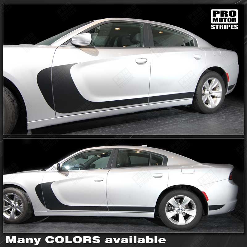 Dodge Charger 2011-2019 Side Accent Stripes Decals Choose Color